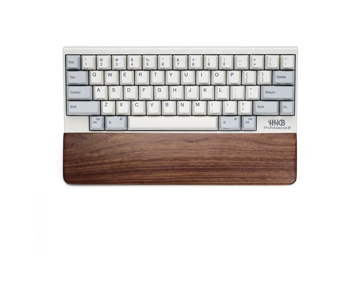 Solid Walnut Palm Rest - Wooden Wrist Support for Mouse & Keyboard Comfort
