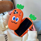 3D Carrot Shockproof iPhone Cases