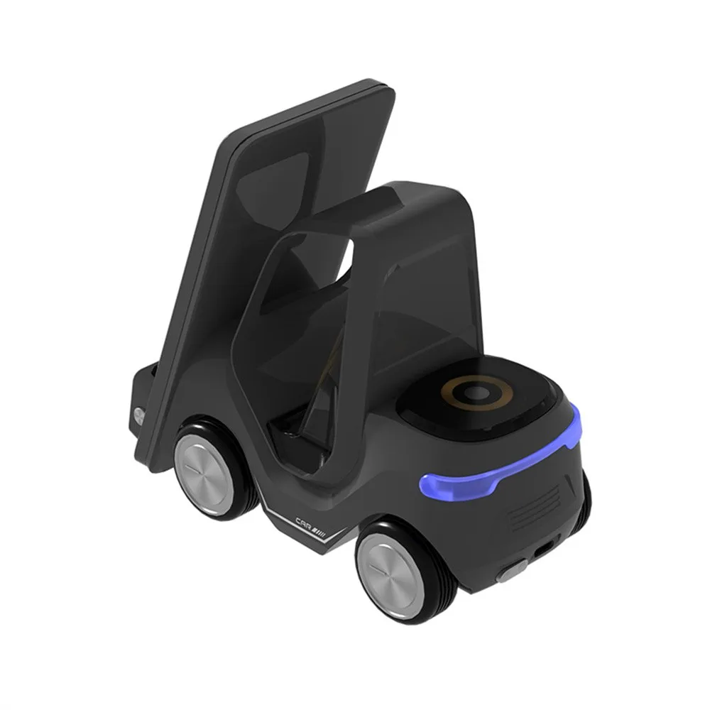 Car Shaped Wireless Charging Dock & LED Alarm Clock – 3-in-1 Fast Charge for iPhone, Apple Watch & Air Pods