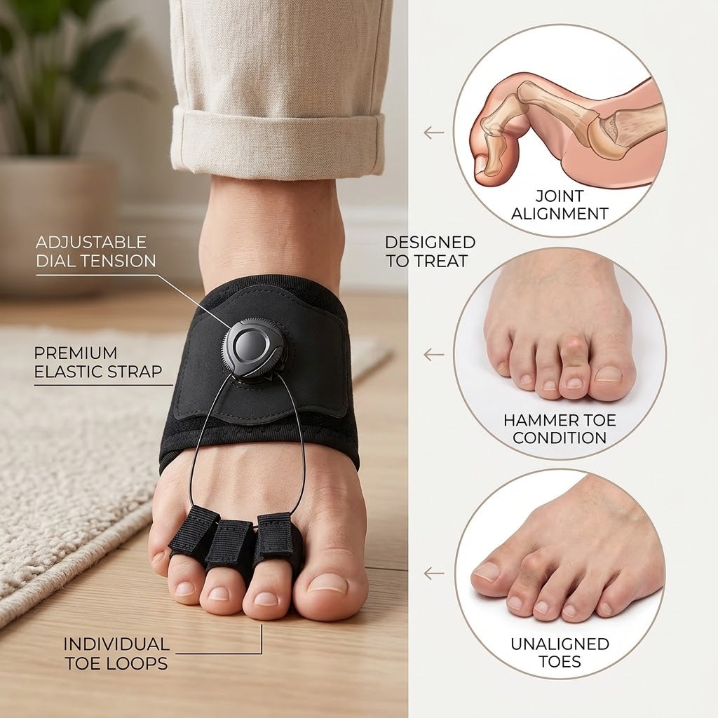 Wear & Walk Toe Straightener Sleeve