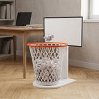 Basketball Hoop Paper Toss Trash Can