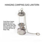 Old World Glass Flame Camping Lantern