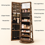 One Spin Away Full Length Jewelry Cabinet