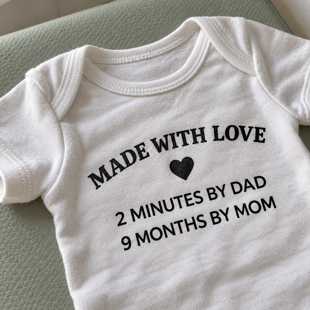 Made with Love Baby Onesie