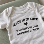 Made with Love Baby Onesie