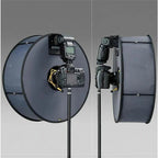 Foldable Ring Softbox Diffuser - Flash Light Modifier for Photography, Compatible with Canon Nikon Speedlight