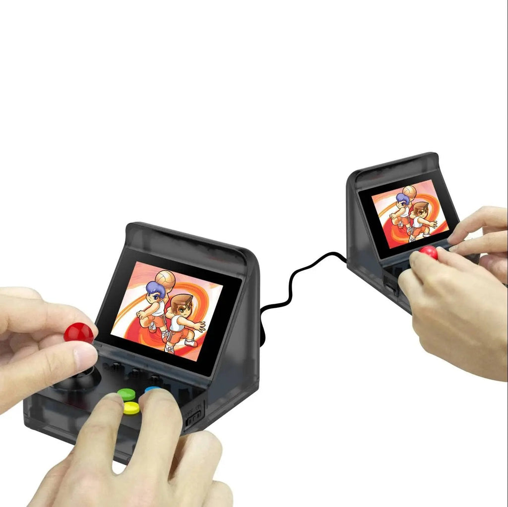Mini Arcade Game Console - 2 Player Portable Bartop Gaming Machine with TV Output, Classic Retro Entertainment Device