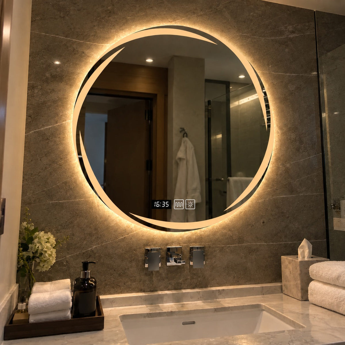 Morning Glow Artsy Smart LED Mirror