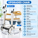 Elderly Patient Transfer Lift Handicapped Wheelchair