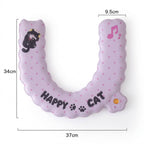 Cat-Print Waterproof Toilet Seat Cushion Cover