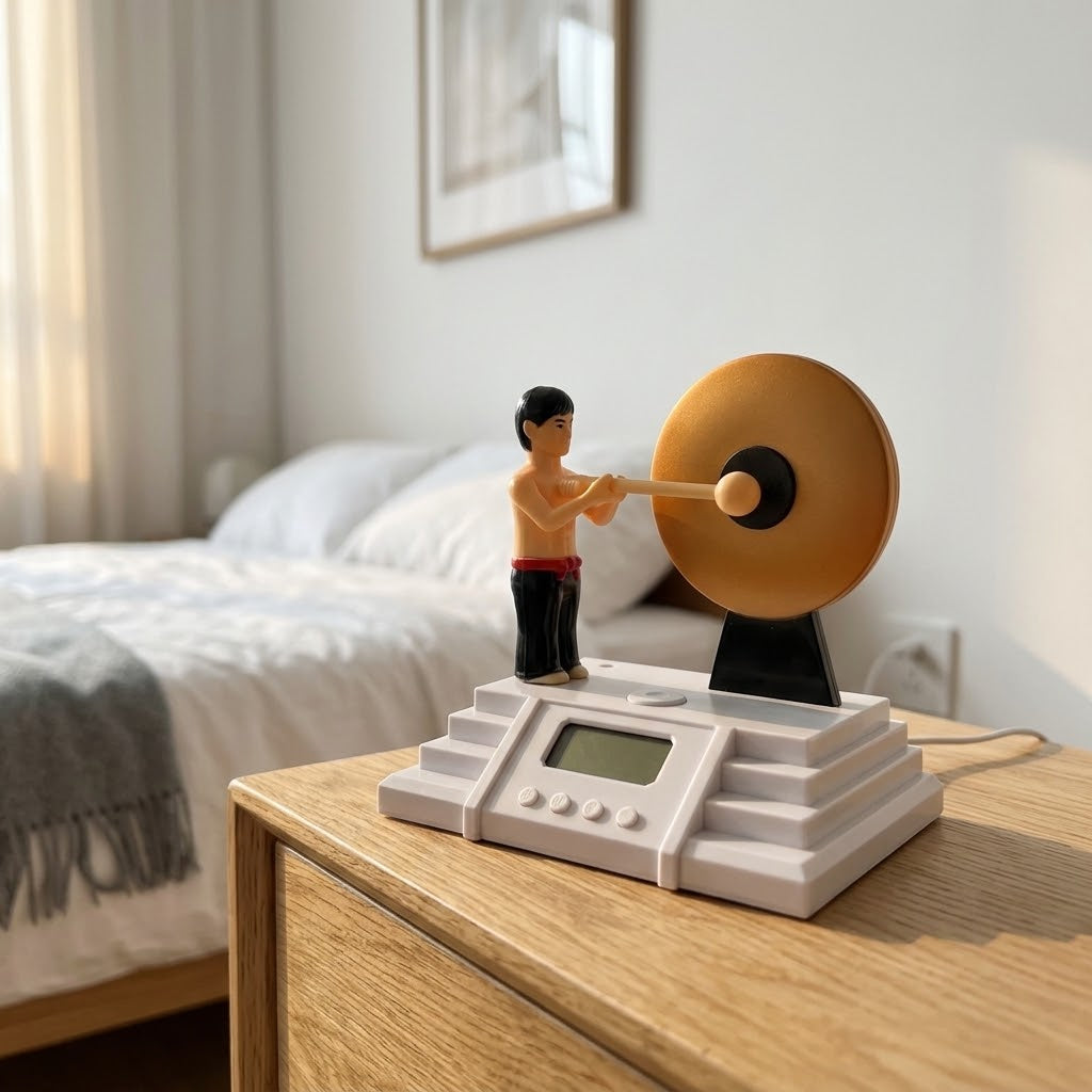 Wake Up Gong Alarm Clock