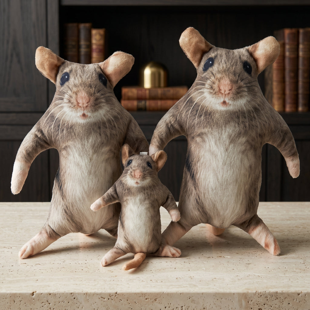 Cheese-dream Plush Mouse Cubicle Buddy Toy