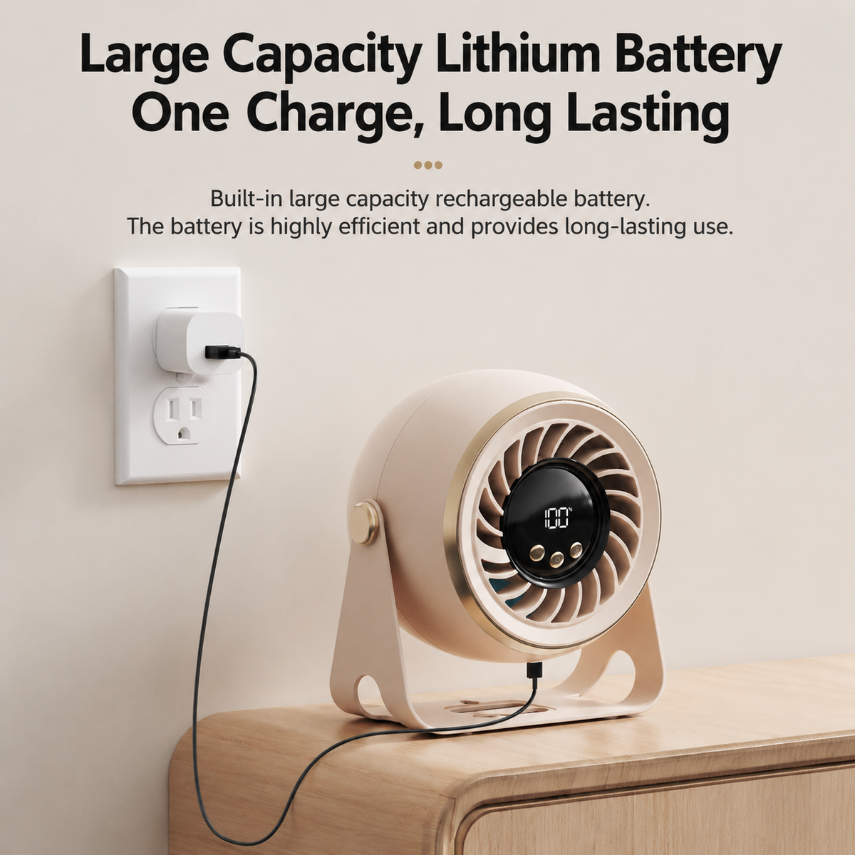 Rechargeable Air Circulator Fan