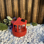 Solar Powered Rotating Lighthouse LED Garden Light Waterproof Outdoor Decor