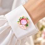 Secret Garden Floral Button Covers
