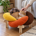 Flower Throne Rainbow Cat Bed