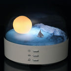 Bluetooth Music Box Portable Speaker – High Quality Sound Effects Wireless Mini Bluetooth Speaker with Ambient Light Strip and Soft Dimming Glow