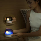 Bluetooth Music Box Portable Speaker – High Quality Sound Effects Wireless Mini Bluetooth Speaker with Ambient Light Strip and Soft Dimming Glow