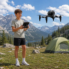 HD Camera Drone - 8K Professional RC Quadcopter with Dual Camera and Optical Flow Positioning, High Performance Aerial Photography Drone