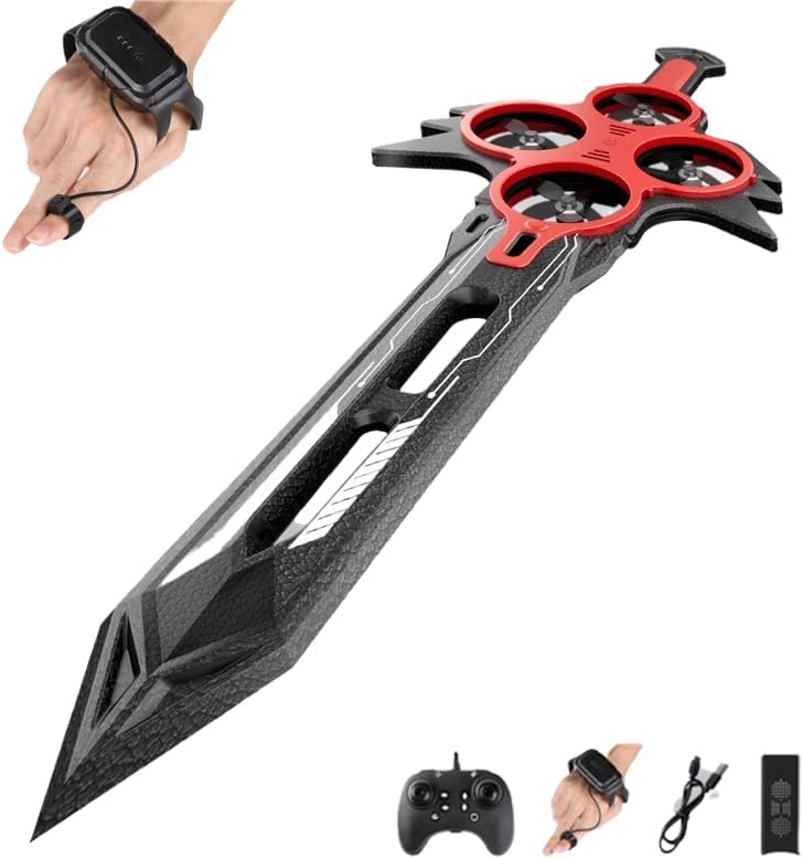 Gesture Controlled Flying Sword Drone – Suspension Remote Control Sword Aircraft Toy Unique Birthday Gift