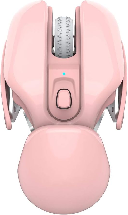 Ergonomic Wireless Mouse – 4-Key Optical Mute Mouse with 1600 DPI for Work, Gaming, or Stylish Unisex Gift