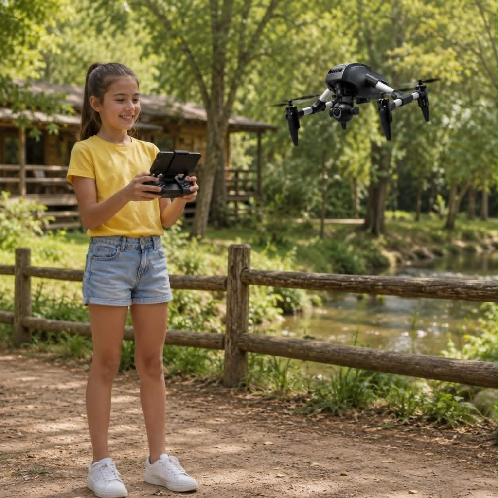 HD Camera Drone - 8K Professional RC Quadcopter with Dual Camera and Optical Flow Positioning, High Performance Aerial Photography Drone