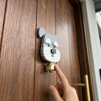 DingDog Schnauzer Magnetic Door Welcome Bell