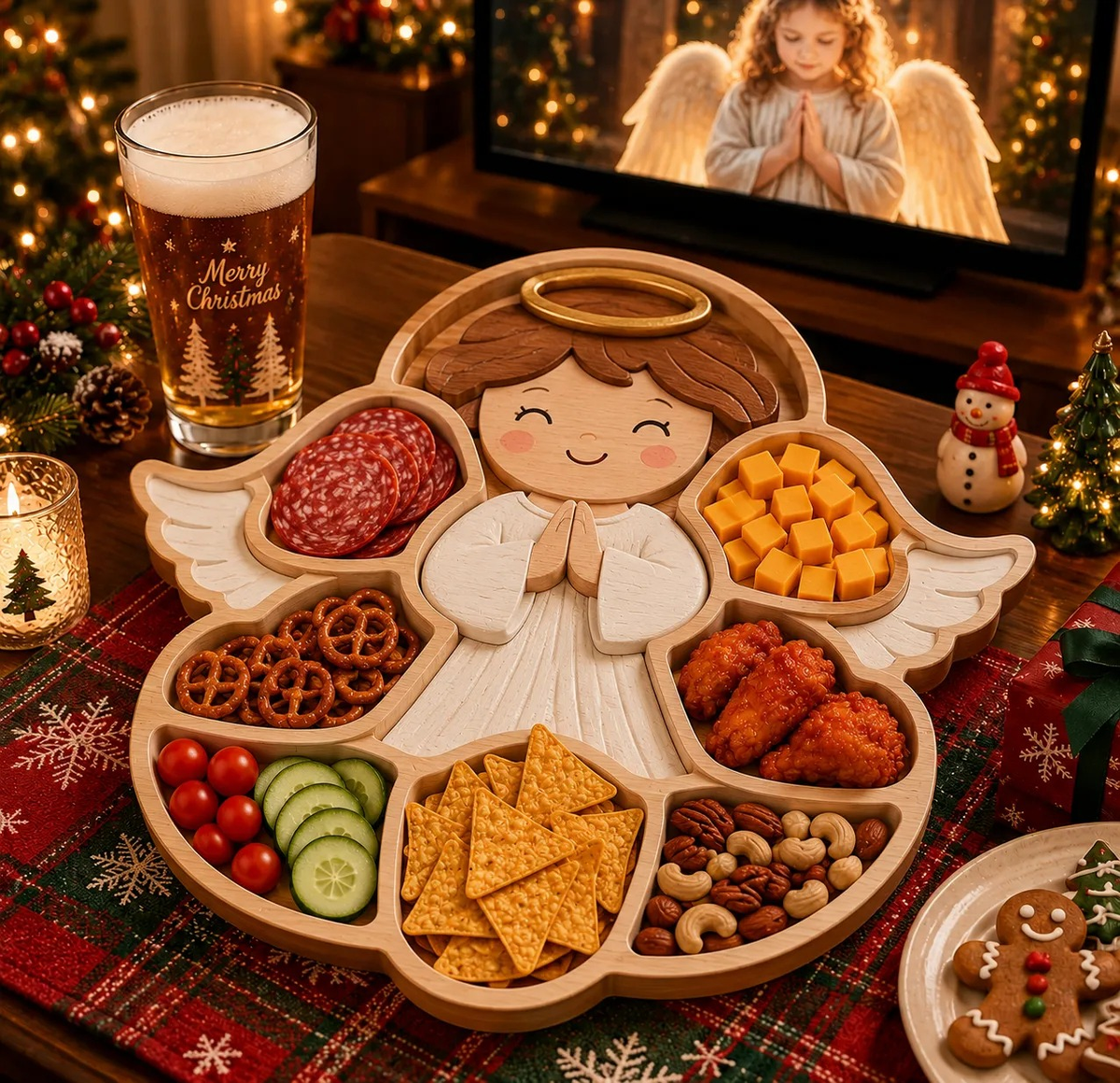 Christmas Snack Serving Tray