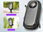 Portable Hard Carrying Case for Insta360 X5 – Compact Travel Storage Bag with Shockproof Protection for Camera & Accessories