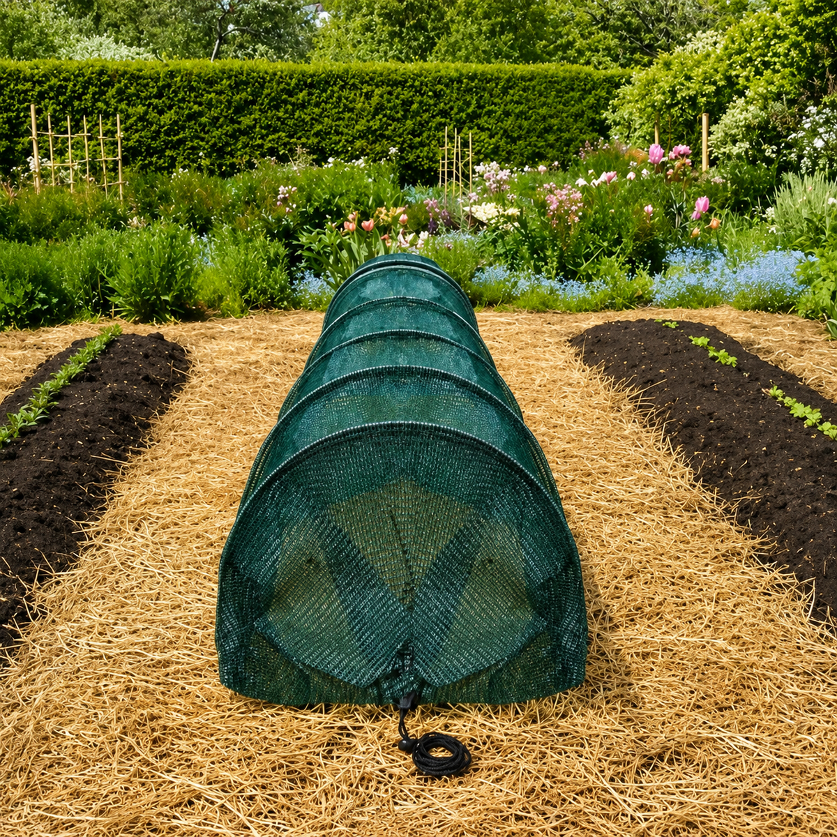 Garden Plant Protection Netting Tunnel, Insect Netting for Vegetables and Birds