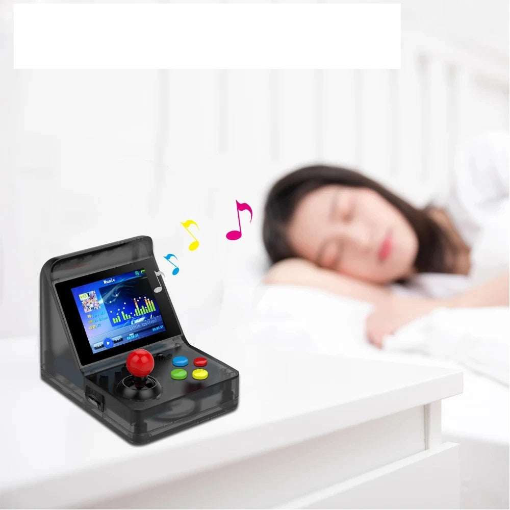 Mini Arcade Game Console - 2 Player Portable Bartop Gaming Machine with TV Output, Classic Retro Entertainment Device