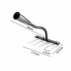 Iron Weeding Rake - 5 to 8 Tines for Garden Weeding and Aerating
