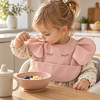 Mess Catcher Waterproof Pocket Baby Bib