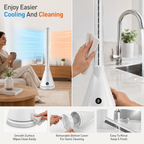 Smart Bladeless Tower Fan – WiFi Air Circulation Cooling Fan with Quiet Operation, Smart App Control for Bedroom, Living Room and Office