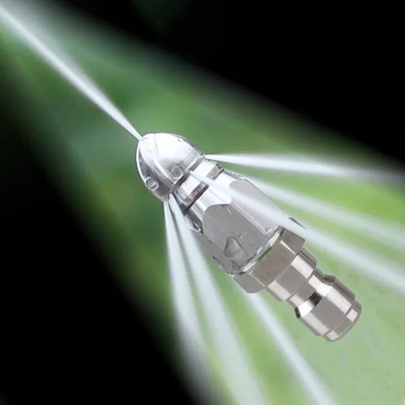 Pressure Washer Sewer Jetter Nozzle with One Fourth Inches Quickly Connector