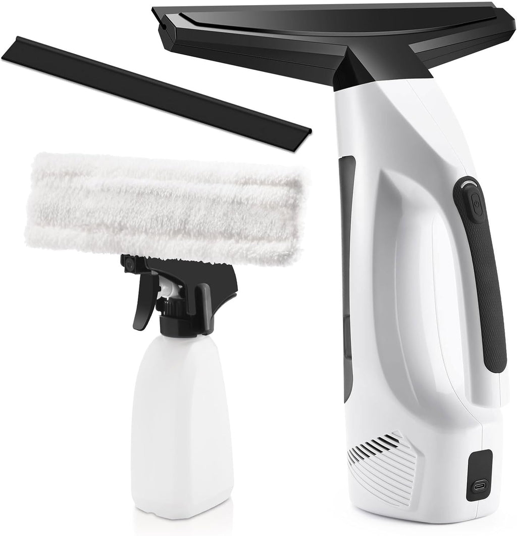 Cordless Electric Window Vacuum Cleaner – Handheld Glass Cleaning Tool for 2025 Home, Office & Car Use with Streak-Free Shine