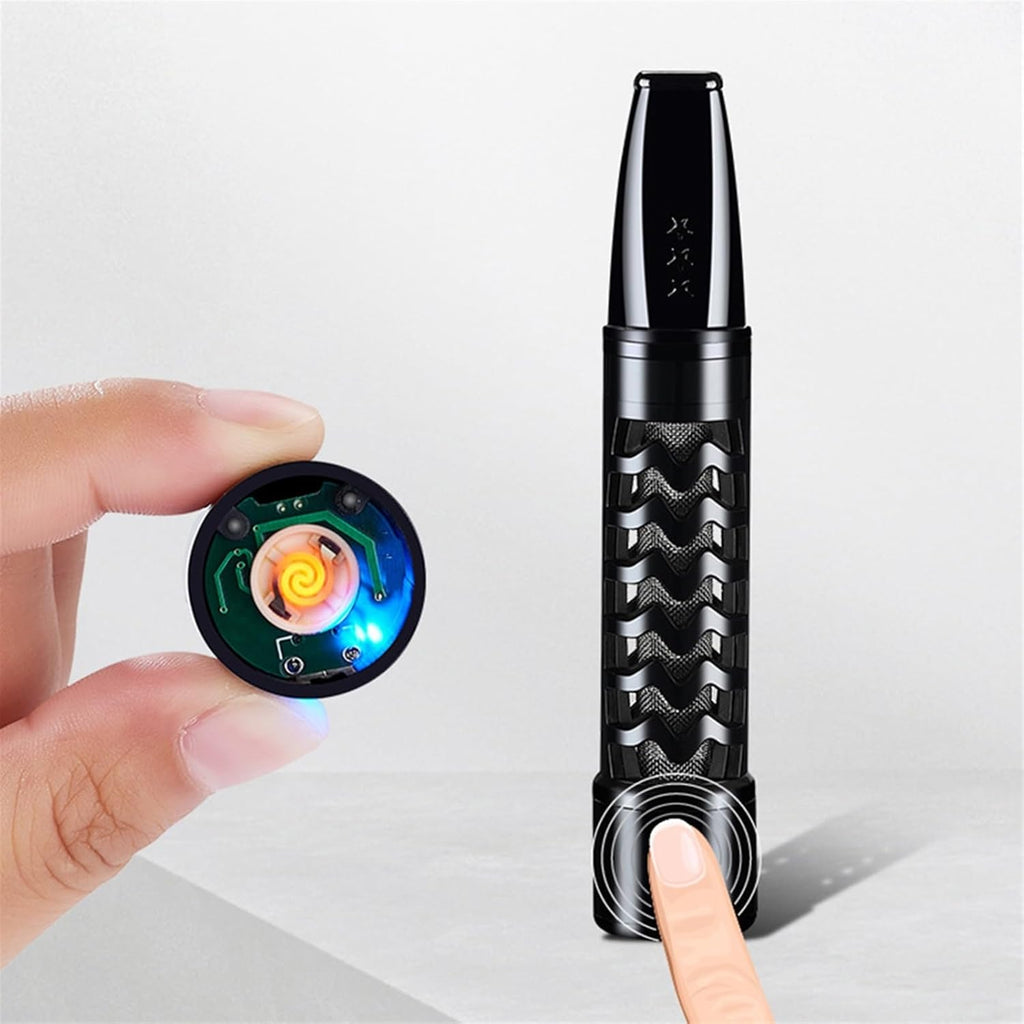 USB Rechargeable Smokeless Ashtray – Portable Handheld Cigarette Holder That Prevents Ash Drop Indoor Use