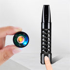 USB Rechargeable Smokeless Ashtray – Portable Handheld Cigarette Holder That Prevents Ash Drop Indoor Use