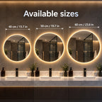 Studio Light LED Touch Smart Bathroom Mirror