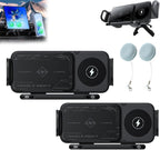 Wireless Car Charger & Rotating Phone Mount – 2-in-1  Fold Series & iPhone-Compatible Hands-Free Power for Every Drive