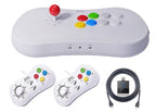 Wireless Arcade Fight Stick – Multi-Platform Gaming Joystick for Nintendo Switch 2 and Windows with Bluetooth, 2.4G Receiver, and Smooth Controls