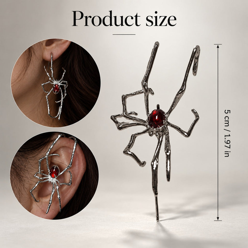 Midnight Spider Earrings