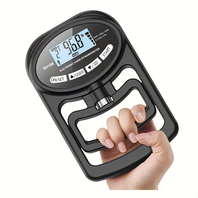 Electronic Hand Grip Strength Trainer – Adjustable Digital Hand Exerciser Up to 264lbs for Forearm Strength Training and Fitness