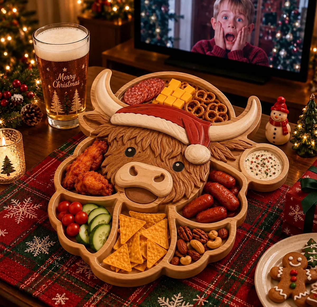 Christmas Snack Serving Tray