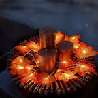 Botanical Garland Light with Warm White LEDs