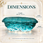 Frozen Ocean Illuminated Resin Table