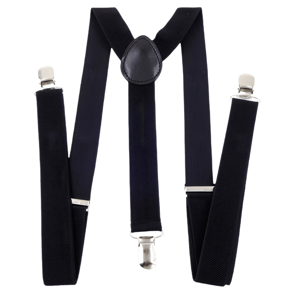 Suspenders for Men - Adjustable Y-Back 3-Clip Suspenders with 1 Inch Straps