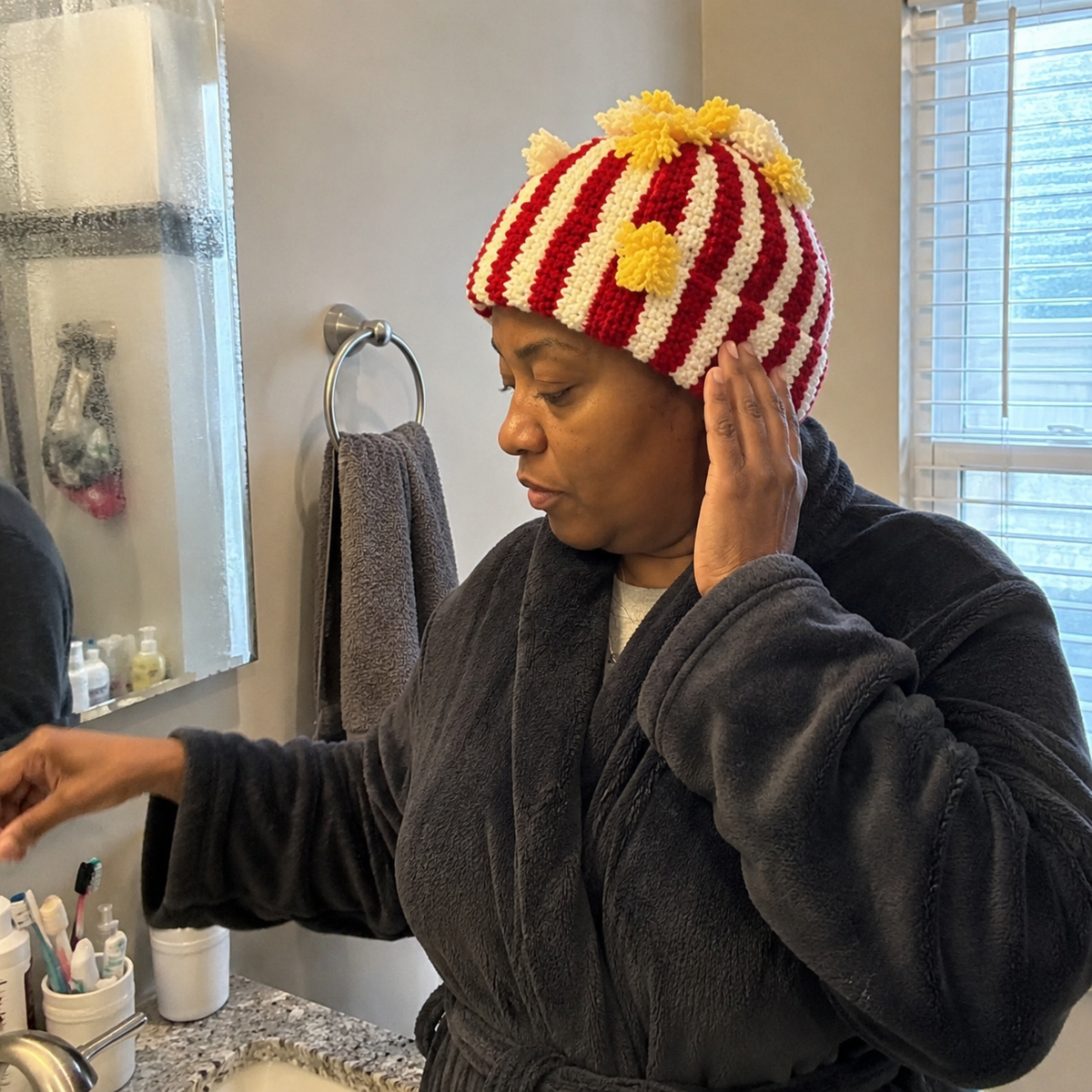 Movie Night Popcorn Bucket Hat