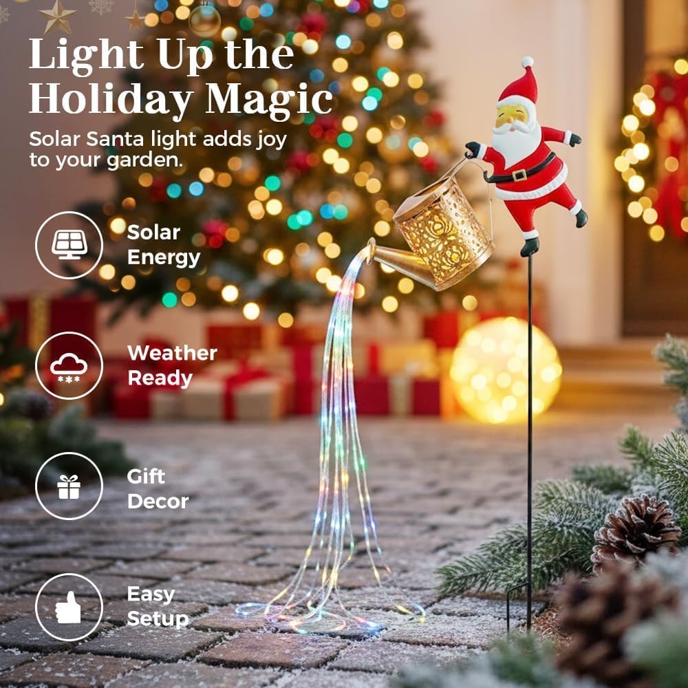 SantaSprinkle Solar Kettle Lights