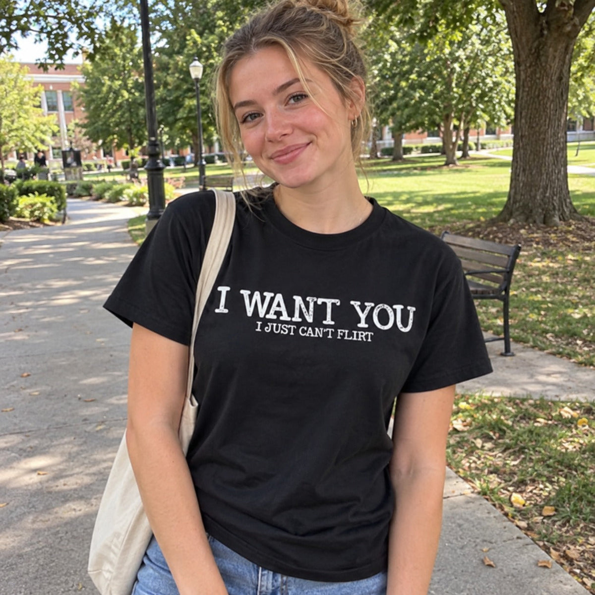 I Want You Flirty T-shirt